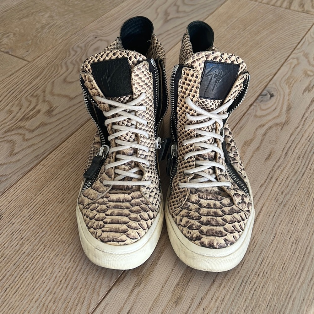 Giuseppe Zanotti python sneaker